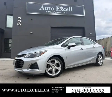 2019 CHEVROLET CRUZE PREMIER  ALLOYS  BU CAM  LEATHER SEATS