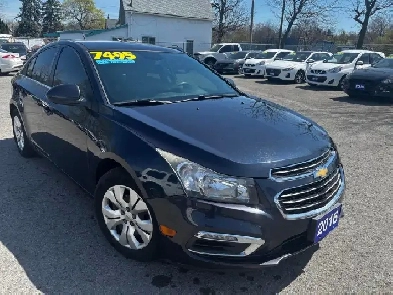 2016 Chevrolet Cruze LT, Back-Up-Camera, Keyless, Bluetooth Image# 1