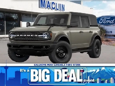 2026 Ford Bronco OUTER BANKS  BLACK APPEARANCE PACKAGE  GOA