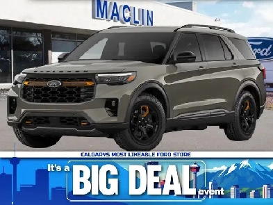 2026 Ford Explorer TREMOR  TREMOR ULTIMATE PACKAGE