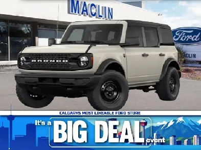 2026 Ford Bronco BIG BEND  BLACK APPEARANCE PACKAGE  SYNC4