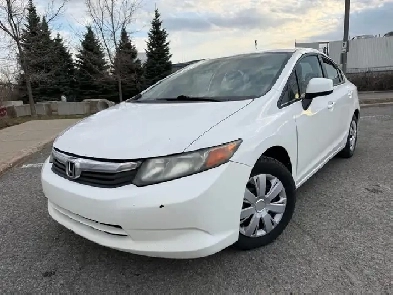 2012 Honda Civic 2012 HONDA CIVIC  MANUEL 4 CYLINDRES  18 LIT