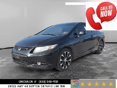 2013 Honda Civic Cpe Si Manual Nav Backup Cam Sunroof Bluetooth