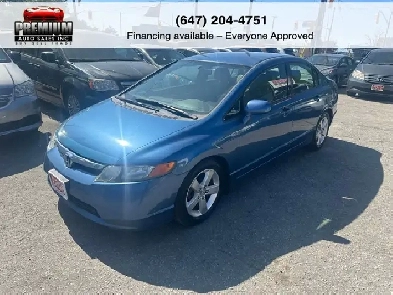 2008 Honda Civic Sdn  3 YEAR WARRANTY INCLUDED