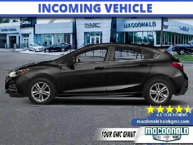 2018 Chevrolet Cruze Hatch LT - Heated Seats - $143 B/W Image# 1