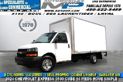 Chevrolet Express 3500 CUBE 14 PIEDS ROUE SIMPLE  66 LITRES 59