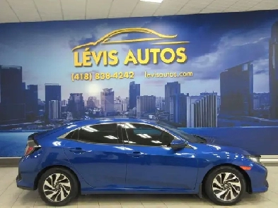 HONDA CIVIC 2017 LX HATCHBACK AUTOMATIQUE BANC CHAUFFANT CAMERA Image# 1