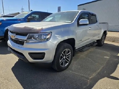 2019 CHEVROLET COLORADO CREW CAB, LWB, WT WT, 4X4, CREW CAB, BLU Image# 1