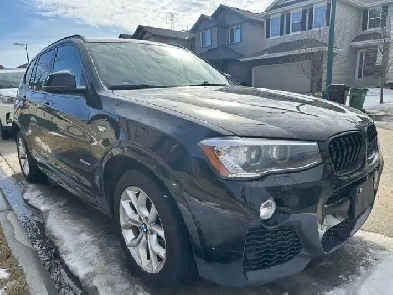 2016 BMW X3 3.0L Turbo AWD With M Sport Package For Sale. Image# 1