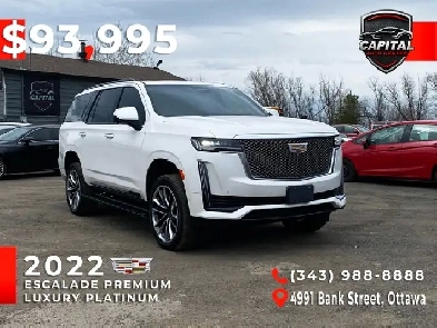 2022 Cadillac Escalade Premium Luxury Image# 1