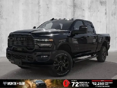 2026 Ram 3500 Big Horn Night Edition Crew 4x4 Diesel Nav Image# 1