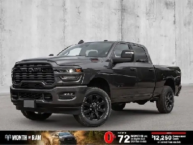 2026 Ram 3500 Big Horn Night Edition Crew 4x4 Diesel Nav Image# 1