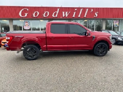 2022 Ford F-150 LARIAT, SUNROOF, POWER RUNNING BOARDS & TAILGATE Image# 1