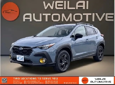 2024 Subaru Crosstrek Onyx no accident one owner