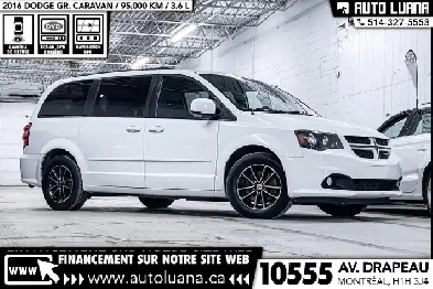 2016 DODGE Grand Caravan RT 7 PLACESCAMCUIRMAGSDVD95000km