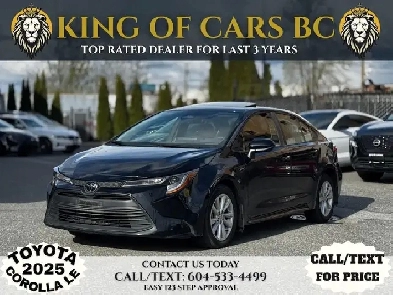 2025 TOYOTA COROLLA