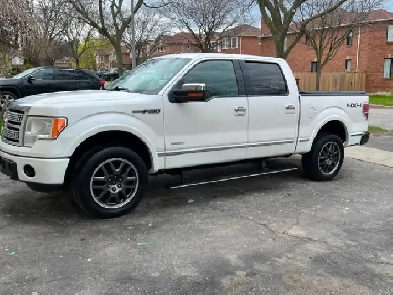 2012 Ford F150 platinum ALL  option in good shape