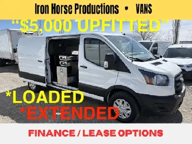 2020 Ford Transit Cargo Van UPFITTED 5000 LOADED EXTENDED AV