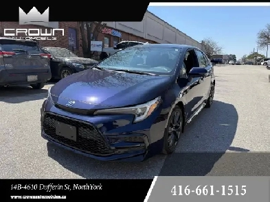 2025 Toyota Corolla Hybrid SE CVT AWD SUNROOF ALLOY WHEELS