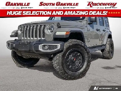 2020 Jeep Wrangler 4DR SAHARA  HEATED LEATHER  NAV  SOUND GRO