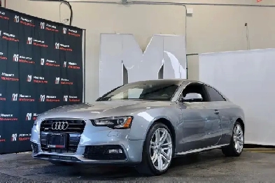 2015 Audi A5 Progressiv  6SPD MANUALSUNROOFNAVICAMERA
