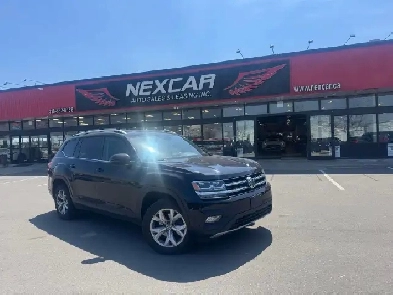 2018 Volkswagen Atlas COMFORTLINE 7 PASS LEATHER CARPLAY BSPOT