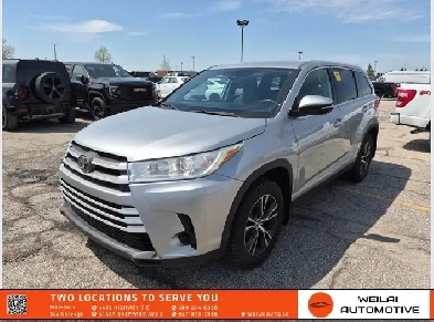 2019 Toyota Highlander LENo Accident8 Seats
