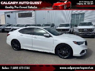 2018 Acura TLX SHAWD Tech ASpec wRed LeatherMUST SEE