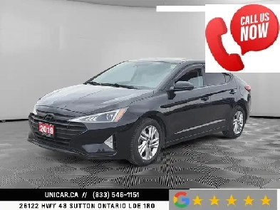 2019 Hyundai Elantra Preferred wSun  Safety Package No Acciden