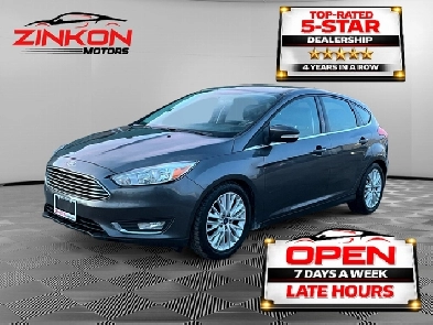 2018 Ford Focus TITANIUM | CLEAN CARFAX | BIG SCREEN | PUSH STAR Image# 1