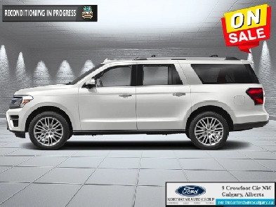 2024 Ford Expedition Limited Max HEATED/COOLED LEATHER SEATS - S