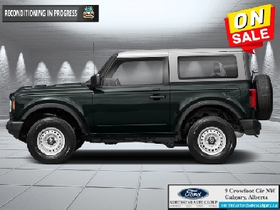 2023 Ford Bronco Black Diamond HARD TOP - AUTOMATIC - TOW CAPABI