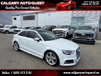 2018 Audi S3 Sedan 2.0TFSI quattro Technik S TRONIC/NAVI/ROOF/LE