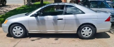 2001 Honda Civic Coupe 161k AutoPwr wind/drs/mirr 416-858-7673