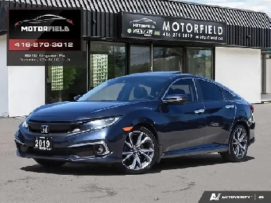 2019 Honda Civic Sedan Touring Honda Sensing, Nav, Lather