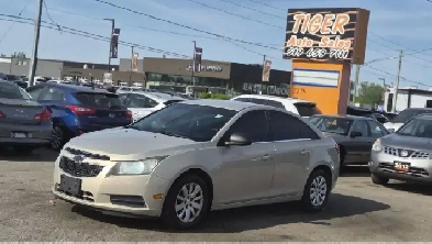 2011 Chevrolet Cruze LS , AUTO, SEDAN, ONLY 158KMS, CERTIFIED