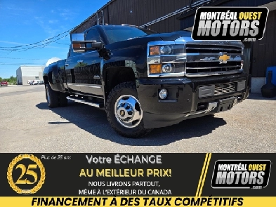 2019 Chevrolet Silverado 3500HD High Country / DUALLY / 4X4 / DI