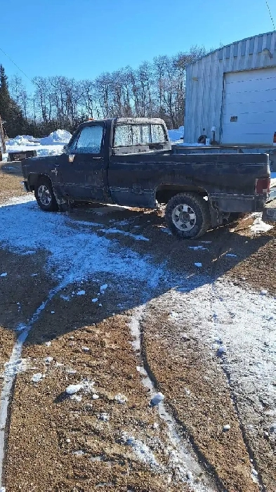 1984 Chevy not pretty but will take you anywhere