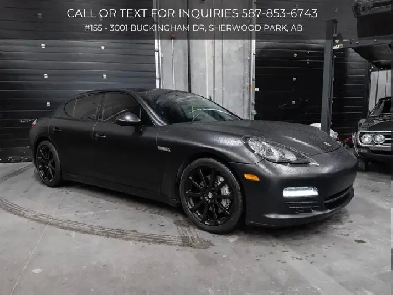 2010 Porsche Panamera S | Matte Black Wrap | Heated &