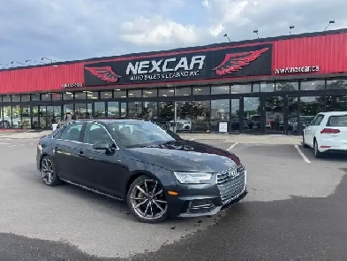 2017 Audi A4 TECHNIK S-LINE AWD LEATHER PAN/ROOF NAV B/SPOT CAM
