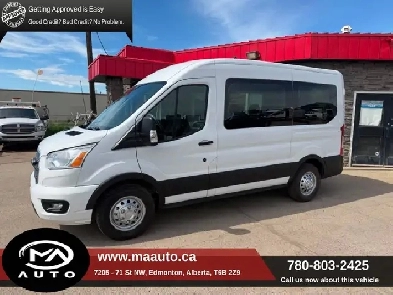 2020 Ford TRANSIT T-150 MEDIUM ROOF – 10 PASSENGER VAN | ONLY 85