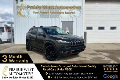 2015 Jeep Cherokee 4WD Trailhawk | Command Start | Power Tailgat