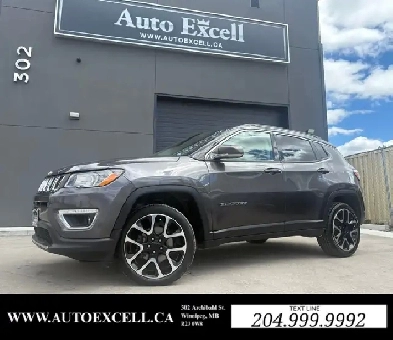 2019 JEEP COMPASS LIMITED - SUNROOF - LEATHER SEATS - NAVIGATION