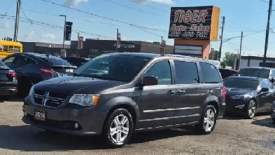 2016 Dodge Grand Caravan CREW PLUS, LEATHER, CAM, STOWNGO, AS IS