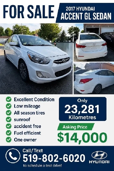 2017 Hyundai Accent GL Sedan
