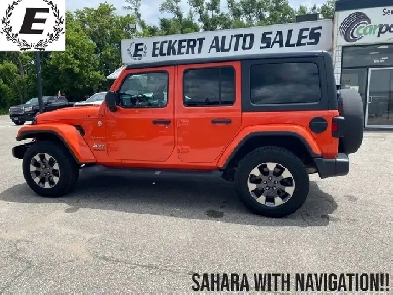 2018 Jeep Wrangler Unlimited Sahara with NAVIGATION!