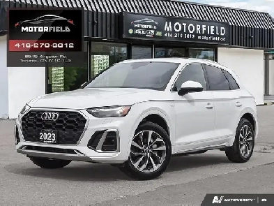 2023 Audi Q5 Technik 45 TFSI AWD S Line Accident Free, One Owne