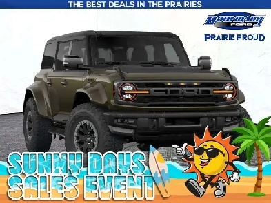 2026 Ford Bronco RAPTOR | HIGH/LUX PACKAGE | BLACK APPEARANCE PA