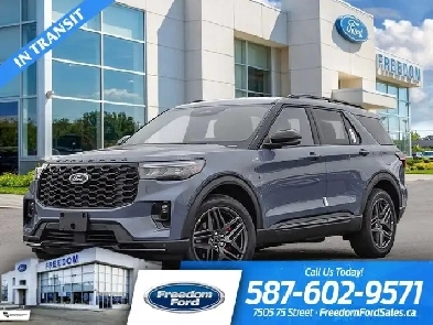 2026 Ford Explorer ST-Line | Premium Pkg | Rear Cam | Parking