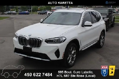 2024 BMW X3 30I Xdrive panoramic navigations led mags 20''